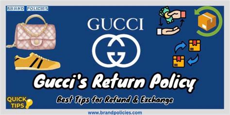 gucci return exchange policy|does gucci give refunds.